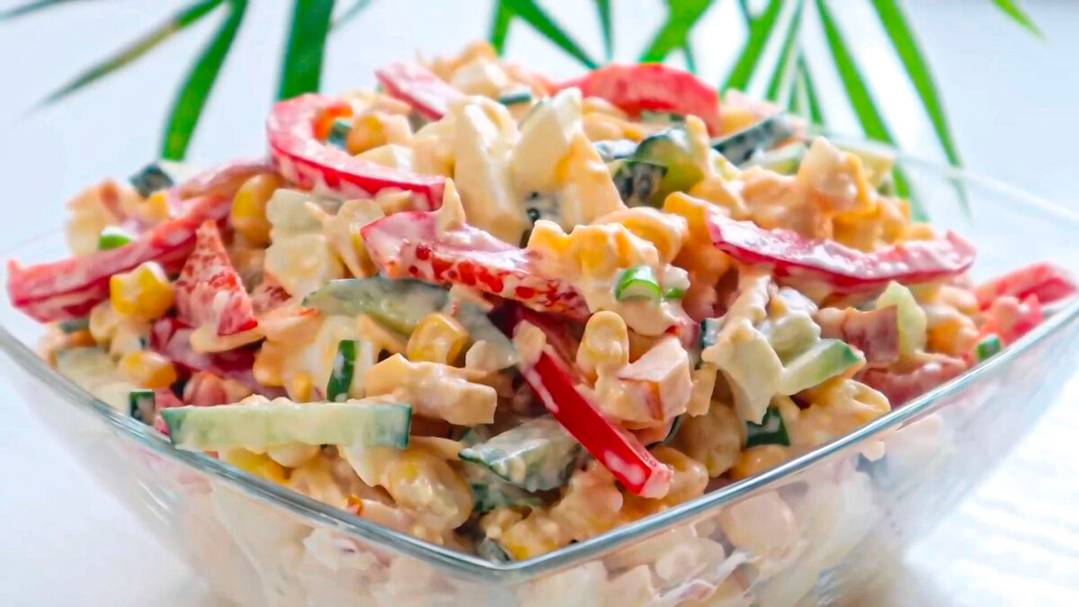 Готуємо салат “Київський”: дуже смачний святковий салат, а готується 10 хвилин, смачніше за олів’є