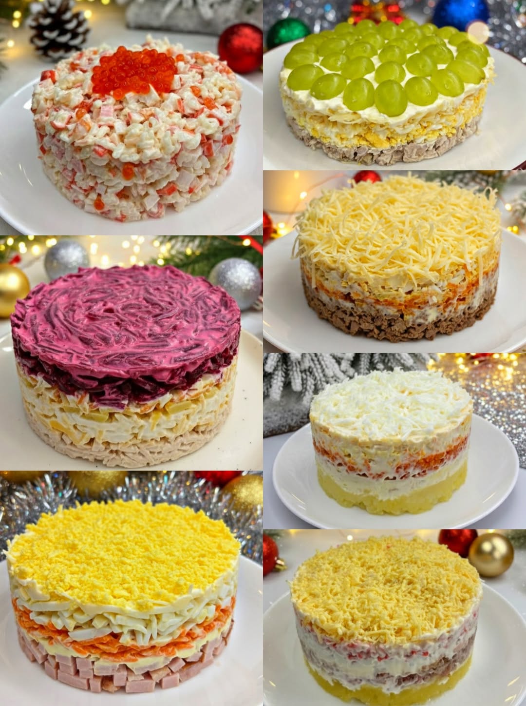 Відразу збережіть! Ловіть топ-7 новеньких салатів шарами на святковий стіл! Збірка простих, смачних і не банальних рецептів.