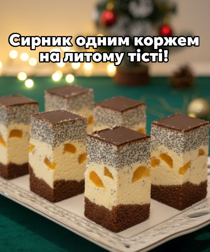 Ви повинні його спробувати! Одним коржем! Сирник на литому тісті, який зробив справжній фурор!