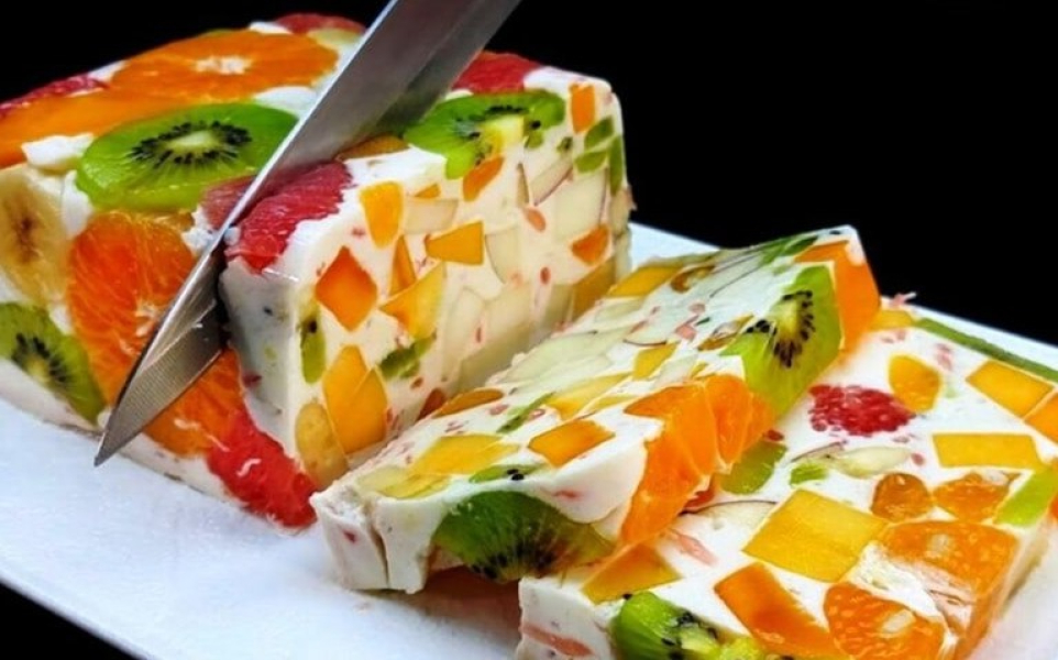 Найпростіший рецепт! Потрібні лише МОЛОКО І ФРУКТИ! Смачний та корисний десерт без желатину та випічки за 5 хвилин