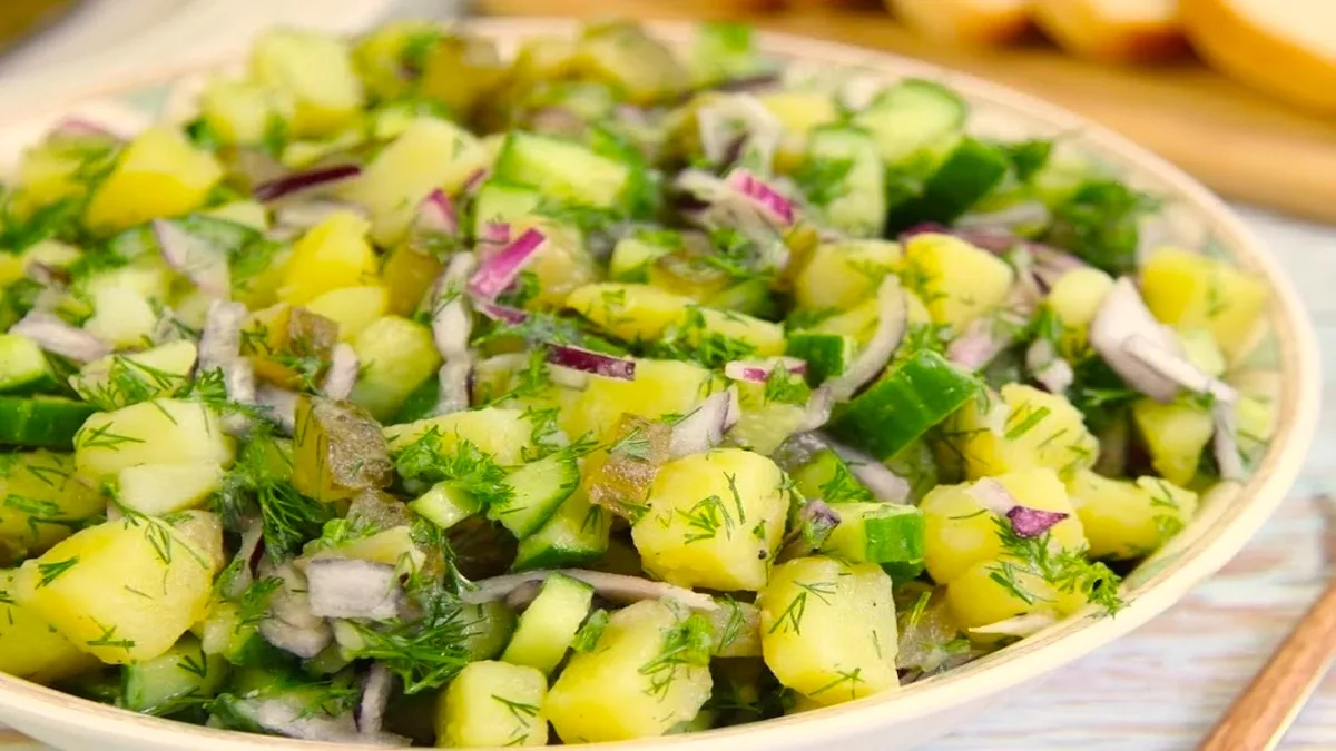 Завжди готую в піст: картопляний салат “Монастирський”. Замінить навіть вечерю!