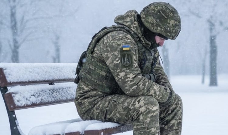 Українка: “Ось цей військовий їхав додому у двотижневу відпустку з-під Бахмута. Піднявши голову він глянув на мене. Господи! Скільки смутку, скільки вселенського горя в його очах…Я не витримала того погляду і…”