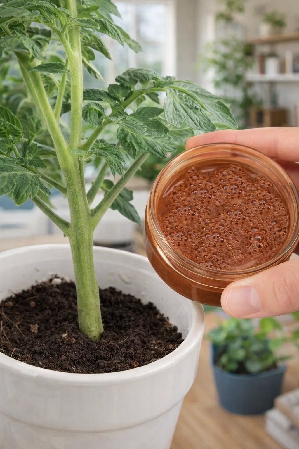 Стебло томатів товстішає вже за тиждень: поливаю розсаду простим домашнім відваром