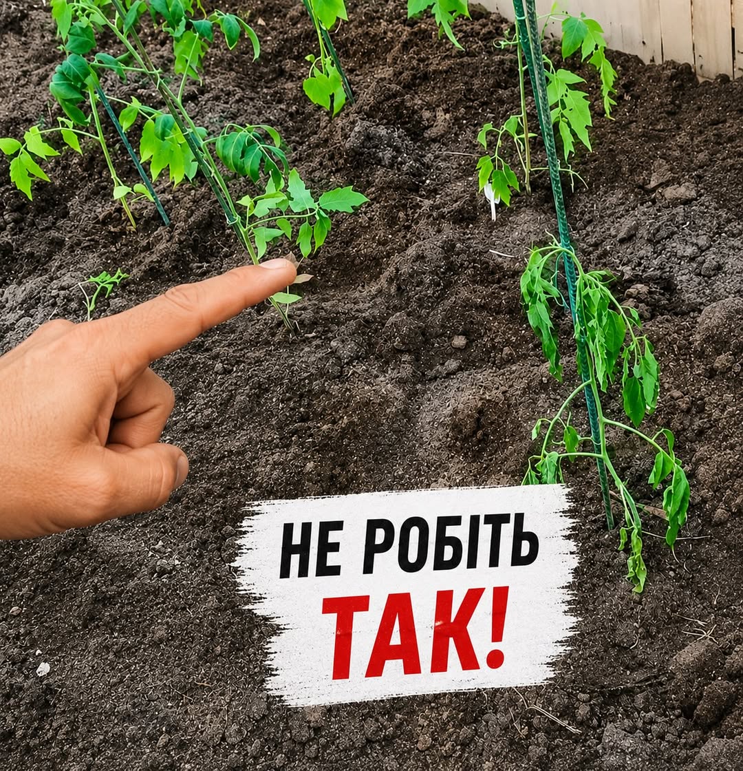 Три грубі помилки, які можуть залишити вас без врожаю помідорів. Ніколи не робіть так.